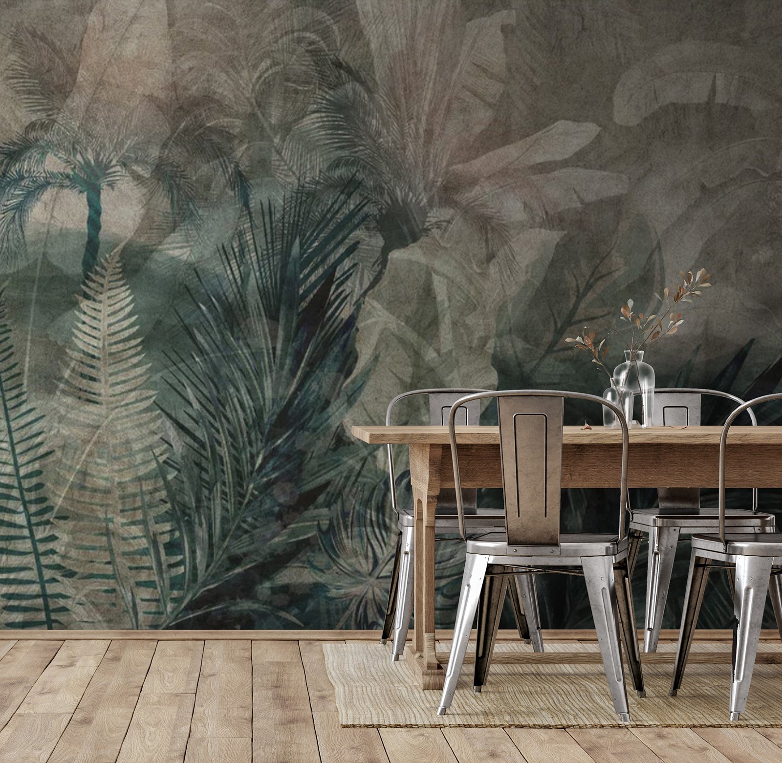 u71423piq1m - Levélcsoport szürke háttéren - tegory