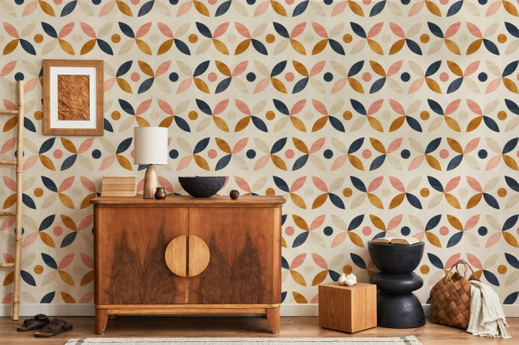 Pattern of colorful circles and dots Pattern of colorful circles and dots