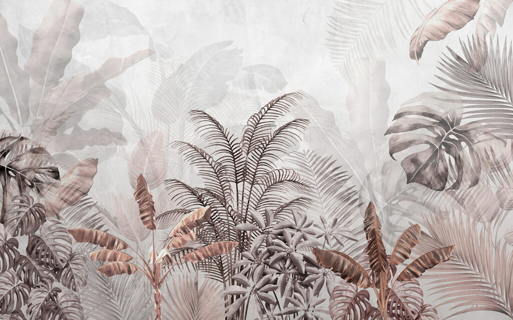 Elegant foliage in soft tones