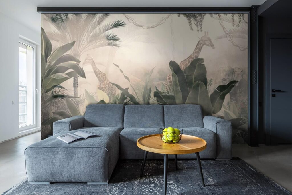 u71250pig1 1024x683 - Zsiráfok egy erdőben fákkal és növényekkel - tegory