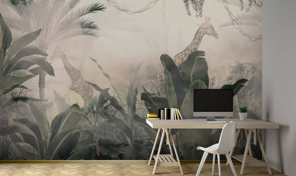 u71250pib1 1024x611 - Zsiráfok egy erdőben fákkal és növényekkel - tegory