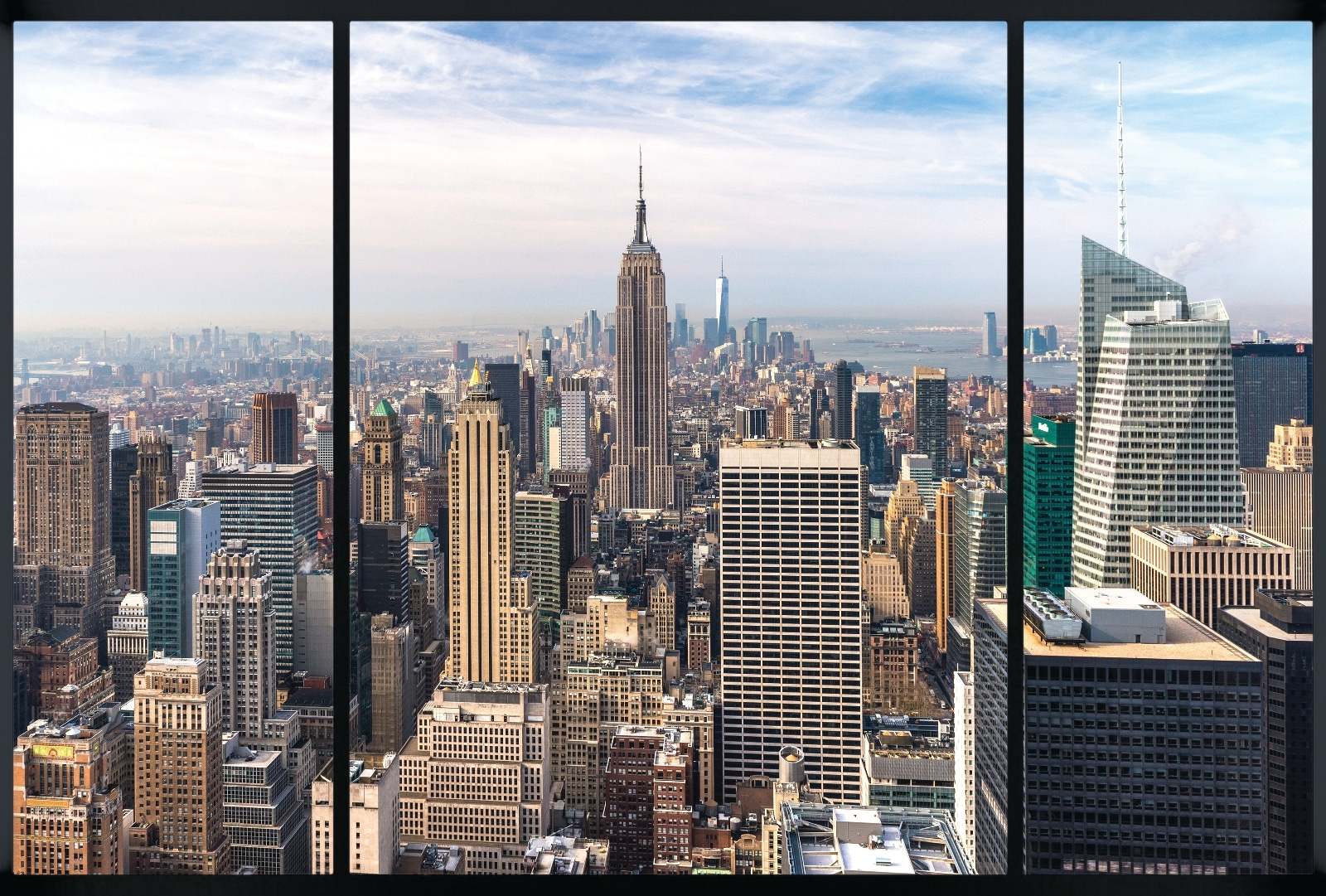 City with tall buildings City with tall buildings