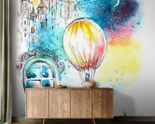 Hőlégballon az égen Hőlégballon az égen