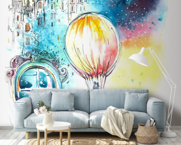 Hőlégballon az égen Hőlégballon az égen