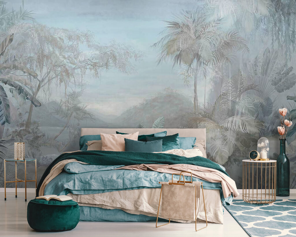 Tájkép festménye fákkal és növényekkel u67284pib111 1024x819 - Tájkép festménye fákkal és növényekkel - tegory