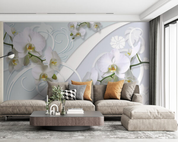 Gyönyörű orchideák lágy háttérrel Gyönyörű orchideák lágy háttérrel