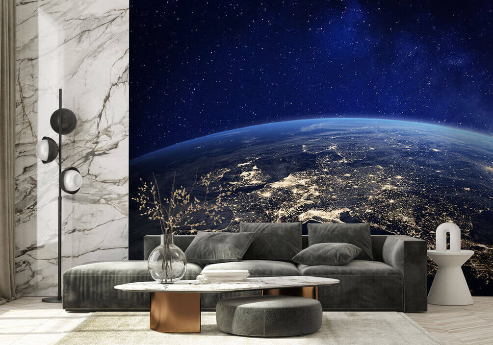 View of the earth from space View of the earth from space