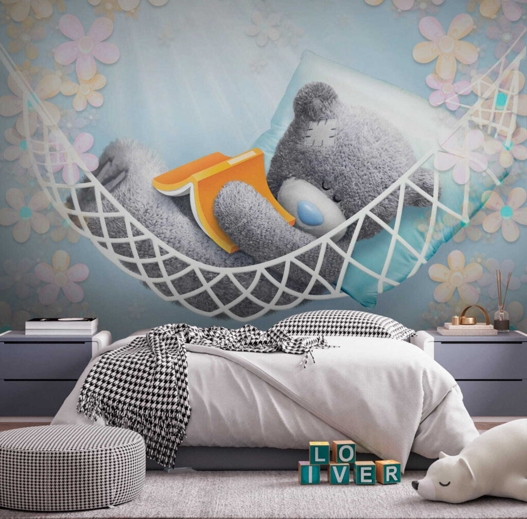 u61922pir1 1024x1009 - Teddy maci alszik egy függőágyban - tegory