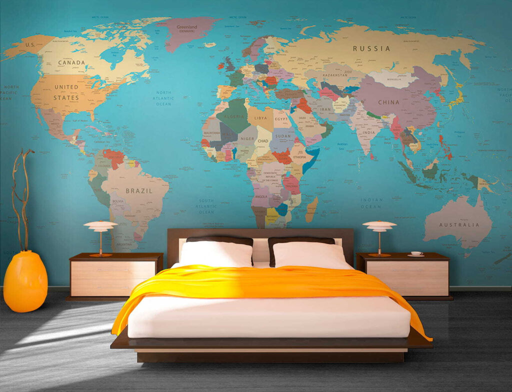 Map of the world Map of the world