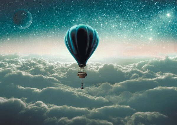 Hőlégballon az égen Hőlégballon az égen