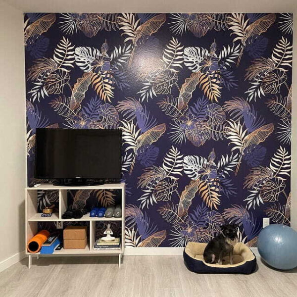 Levelek mintája kék háttéren u53271pig1 600x600 - Levelek mintája kék háttéren - tegory