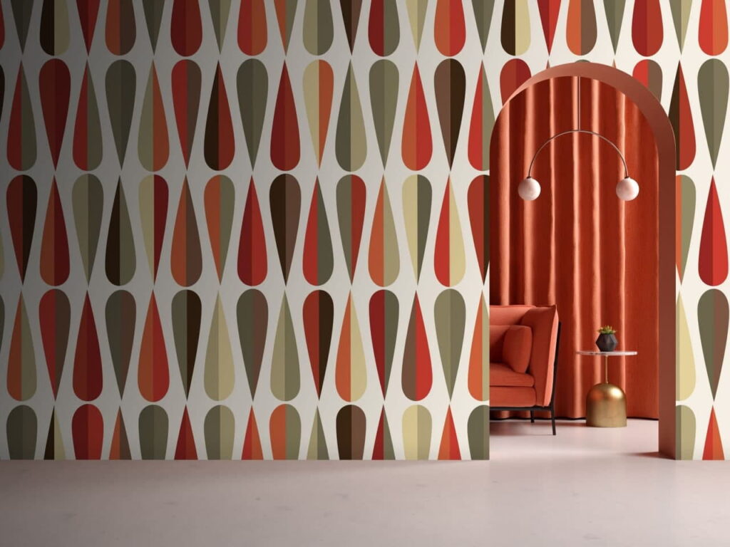 Pattern of colorful drops Pattern of colorful drops