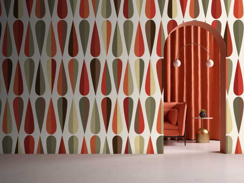 Pattern of colorful drops Pattern of colorful drops