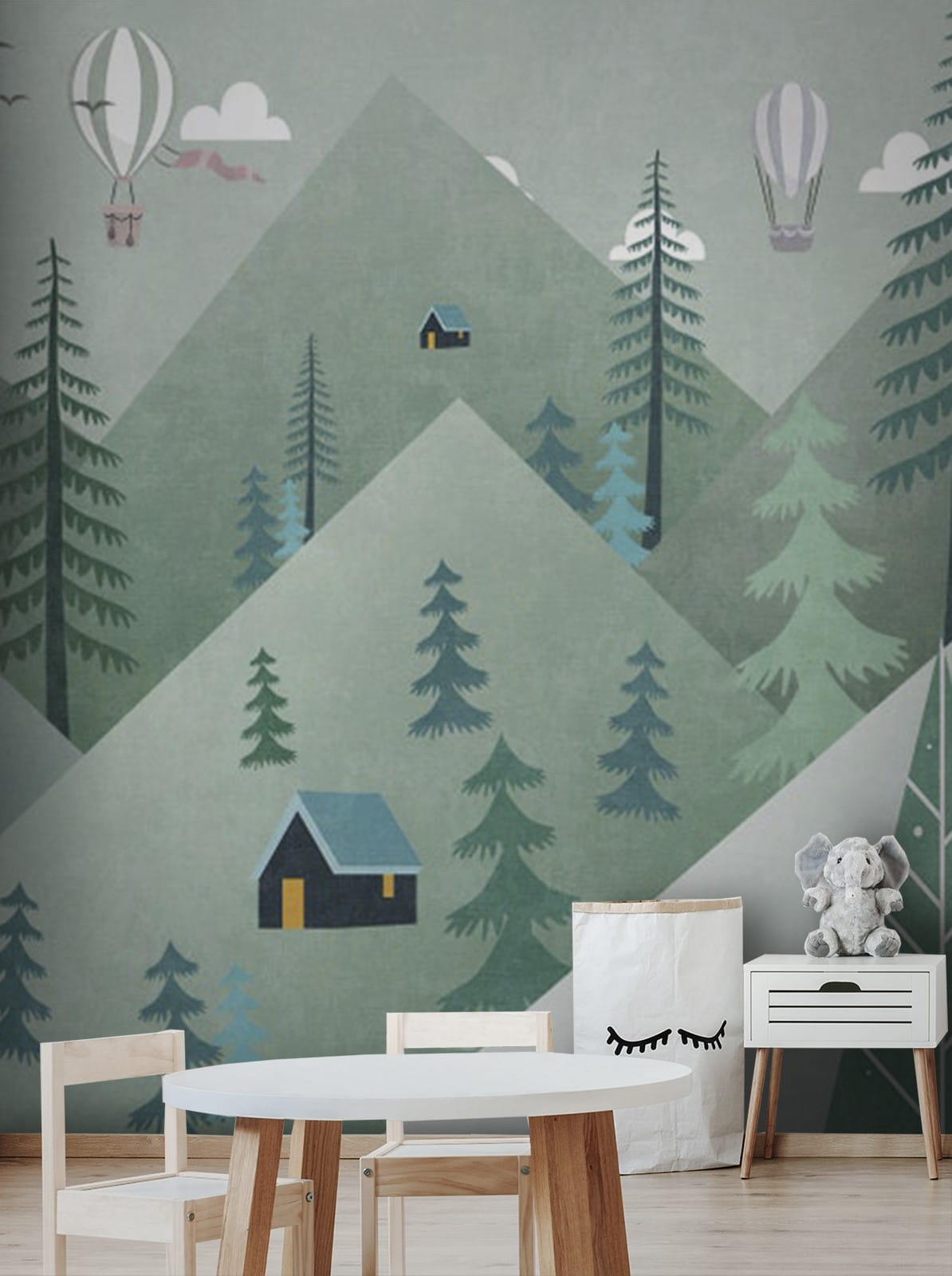 u51241pir1m - Tájkép fákkal és hőlégballonokkal - tegory