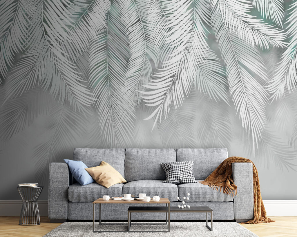 White leaves on a white background White leaves on a white background