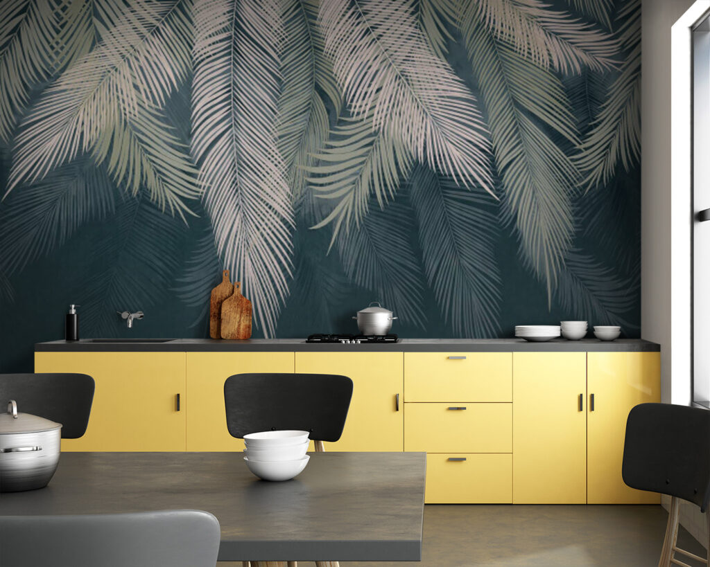 Group of palm leaves Group of palm leaves