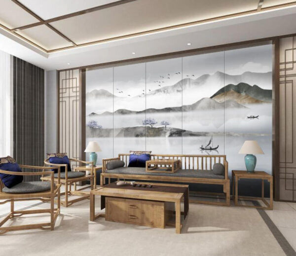 Fotótapéta Fotótapéta Csónak a tavon (Cikkszám: u46157)