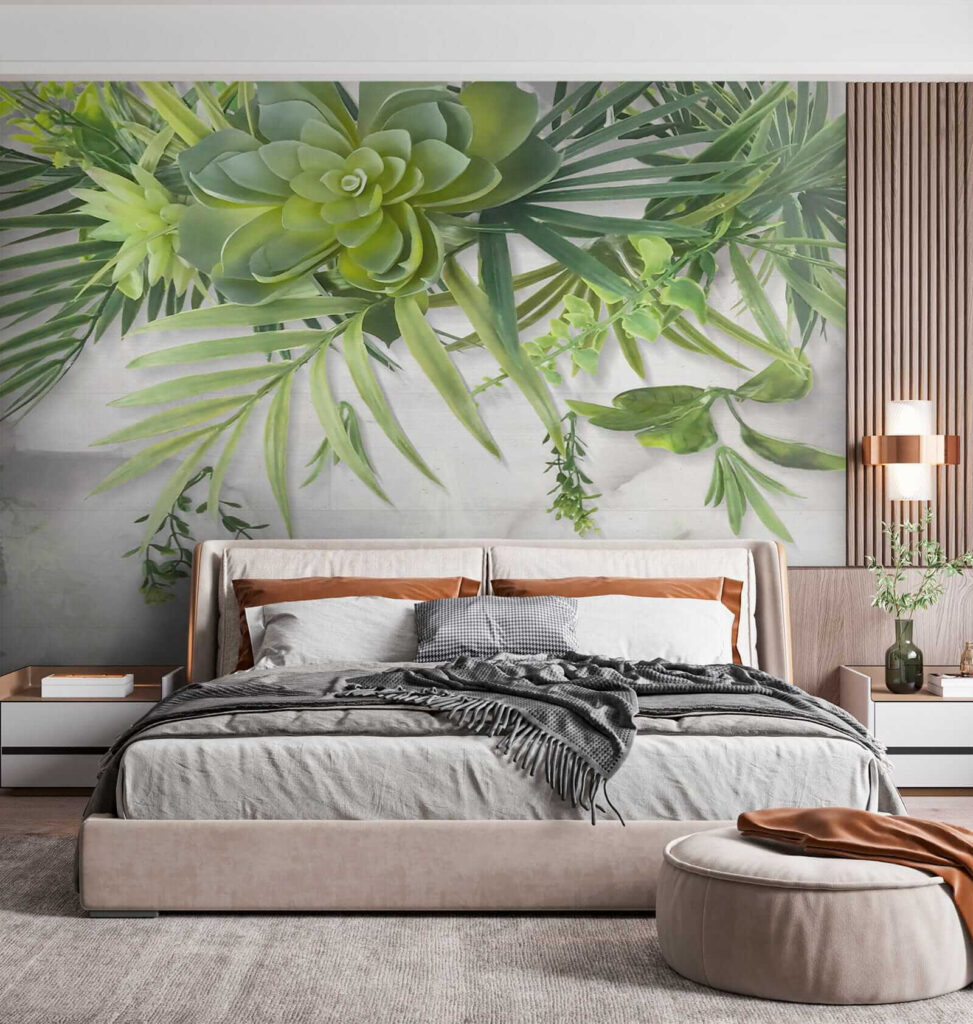 Green plant with leaves Green plant with leaves