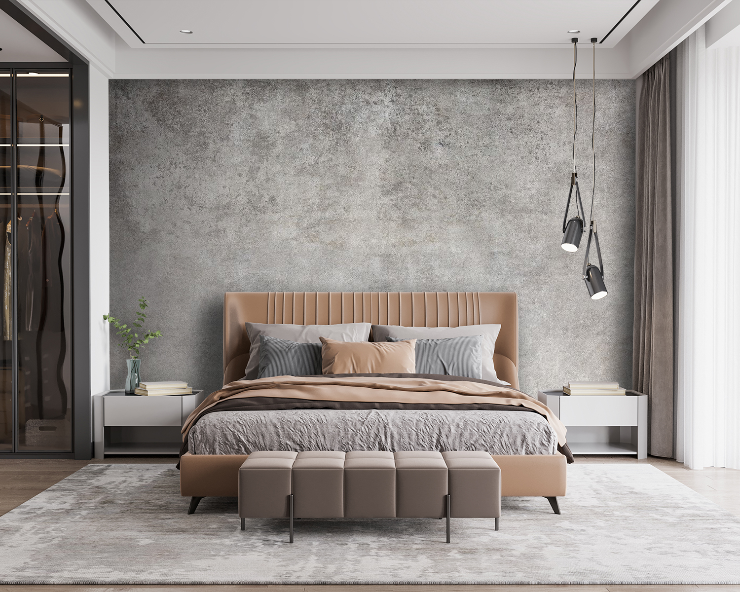 Grey and white surface