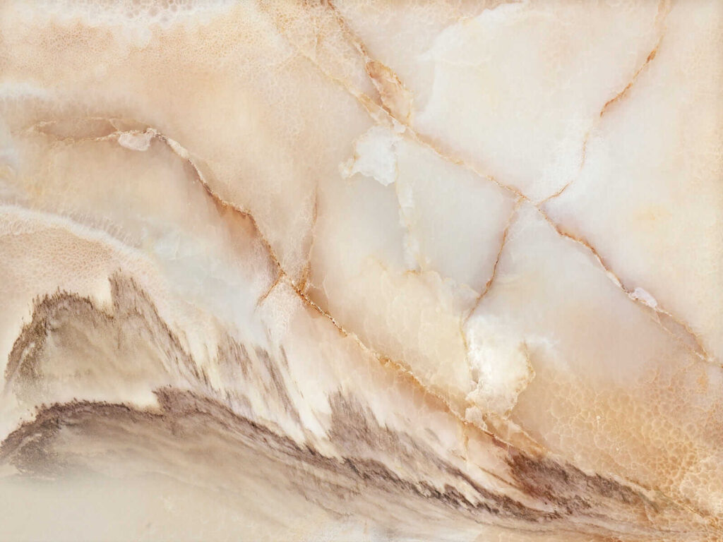 Natural stone with soft, flowing patterns