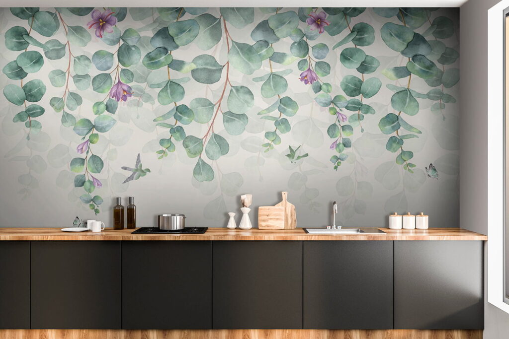 Delicate florals and vibrant foliage