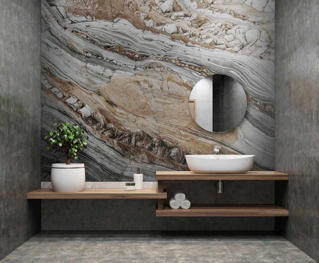 Striking patterns in natural stone Striking patterns in natural stone