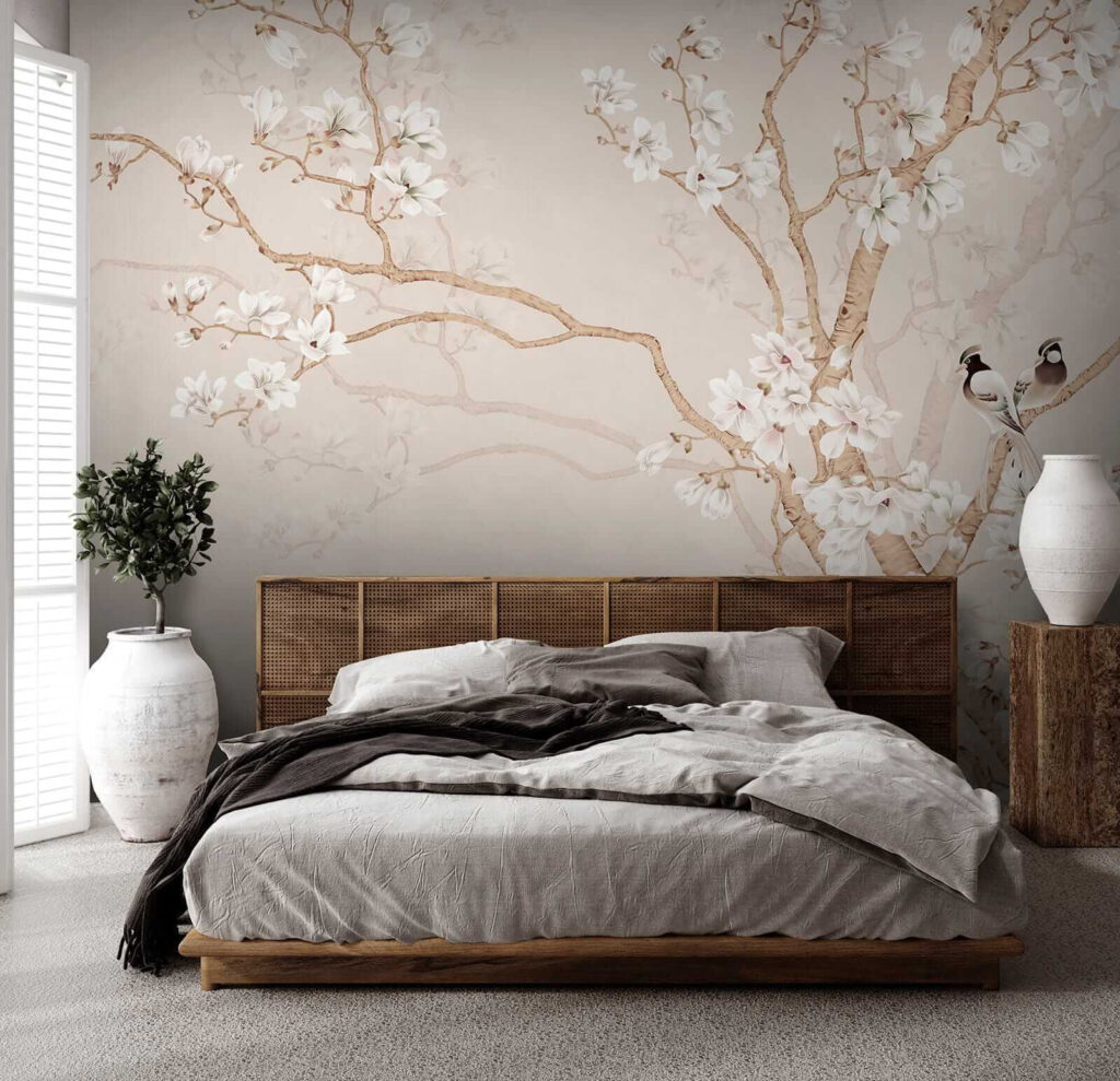 Tree with white flowers