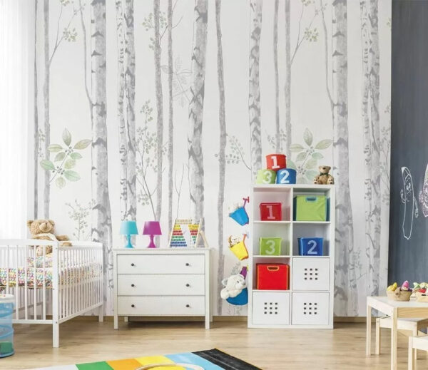 Tapéta fákkal és levelekkel Tapéta fákkal és levelekkel