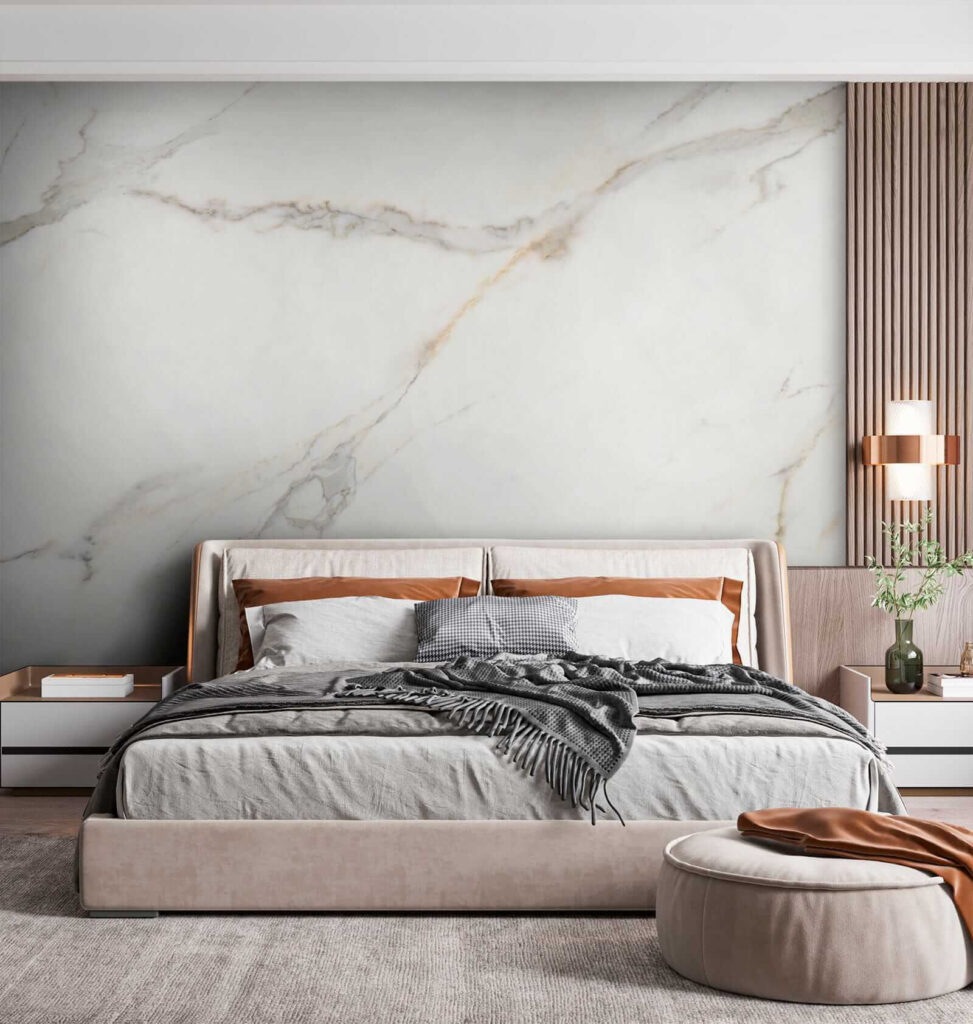 Elegant White Marble with Veins