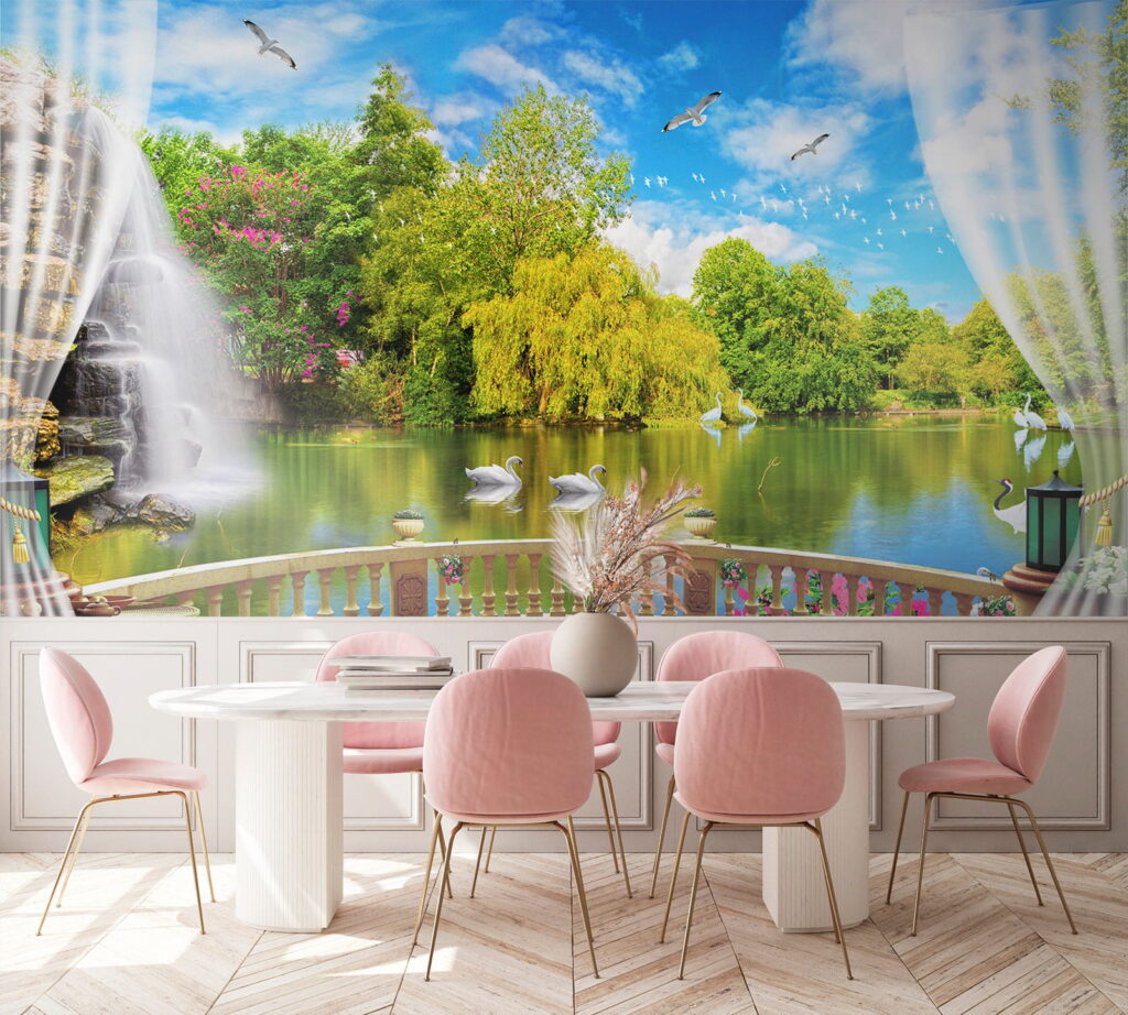 u18753pik1 1024x922 - Kilátás egy tóra madarakkal és fákkal - tegory