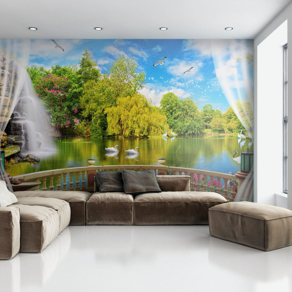 u18753pig1 1024x1024 - Kilátás egy tóra madarakkal és fákkal - tegory