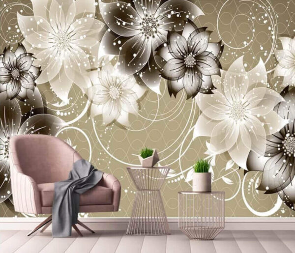 Elegáns virágos design lágy árnyalatokkal Elegáns virágos design lágy árnyalatokkal