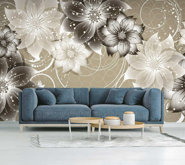 Elegáns virágos design lágy árnyalatokkal Elegáns virágos design lágy árnyalatokkal