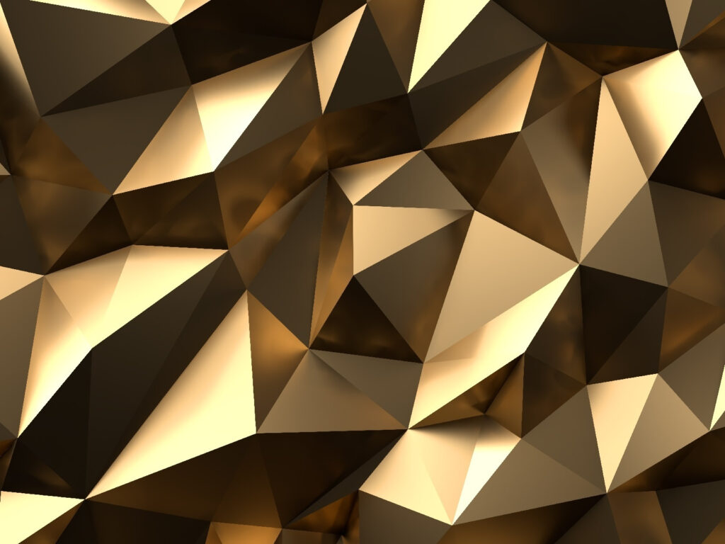 Csillogó geometrikus absztrakció barna színben Csillogó geometrikus absztrakció barna színben