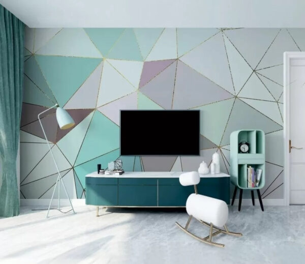 Absztrakt geometrikus pasztell mozaikminta Absztrakt geometrikus pasztell mozaikminta
