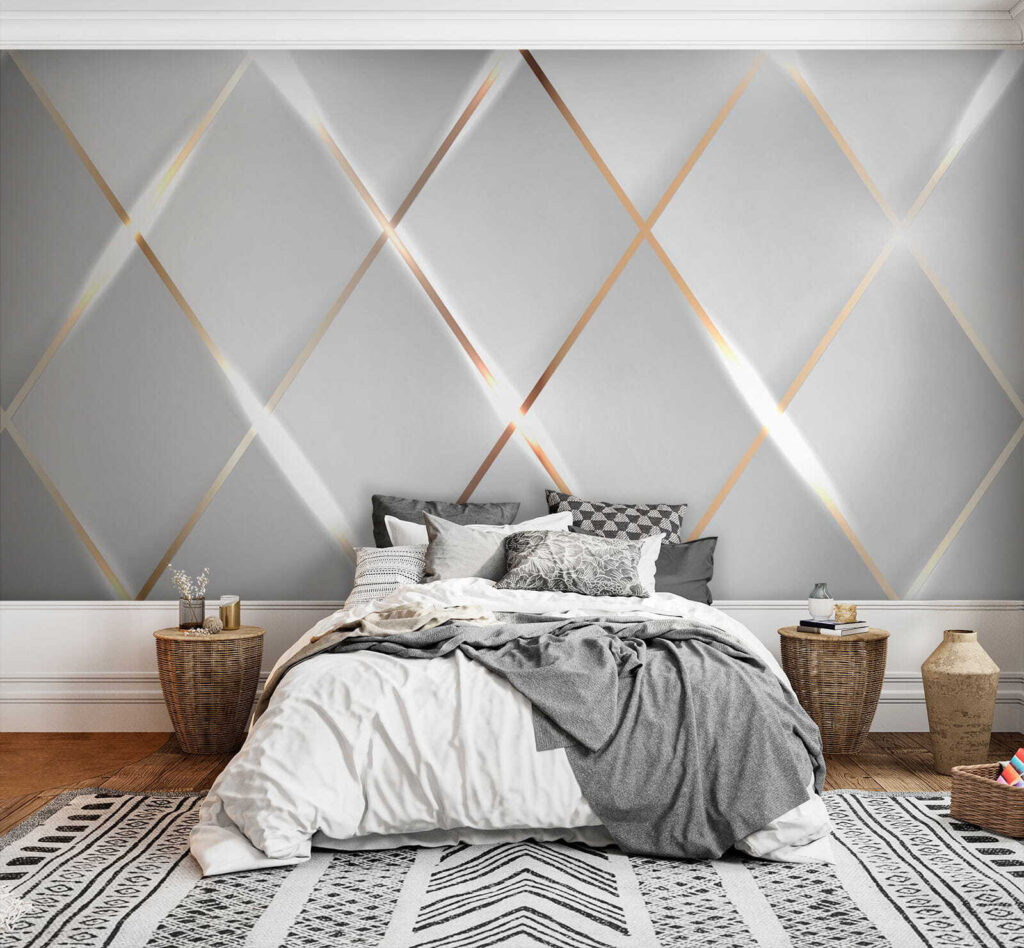 Shimmering light on sleek tiles Shimmering light on sleek tiles