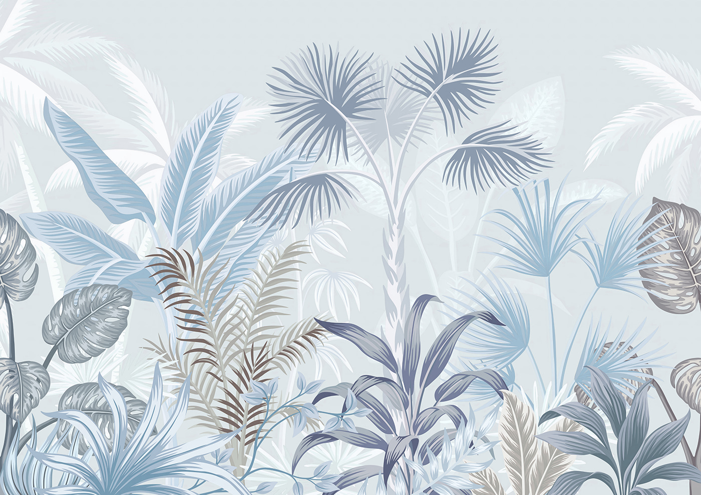 A group of plants with leaves