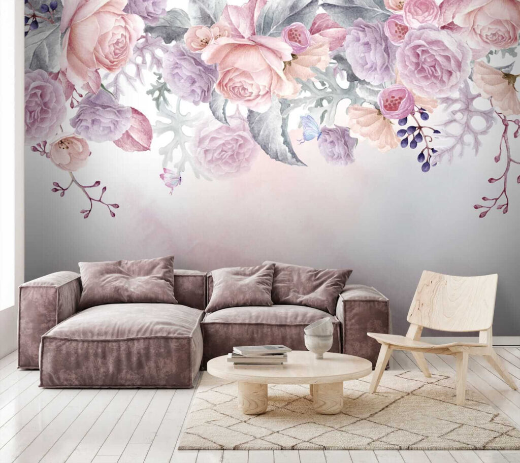 Watercolor painting of flowers Watercolor painting of flowers