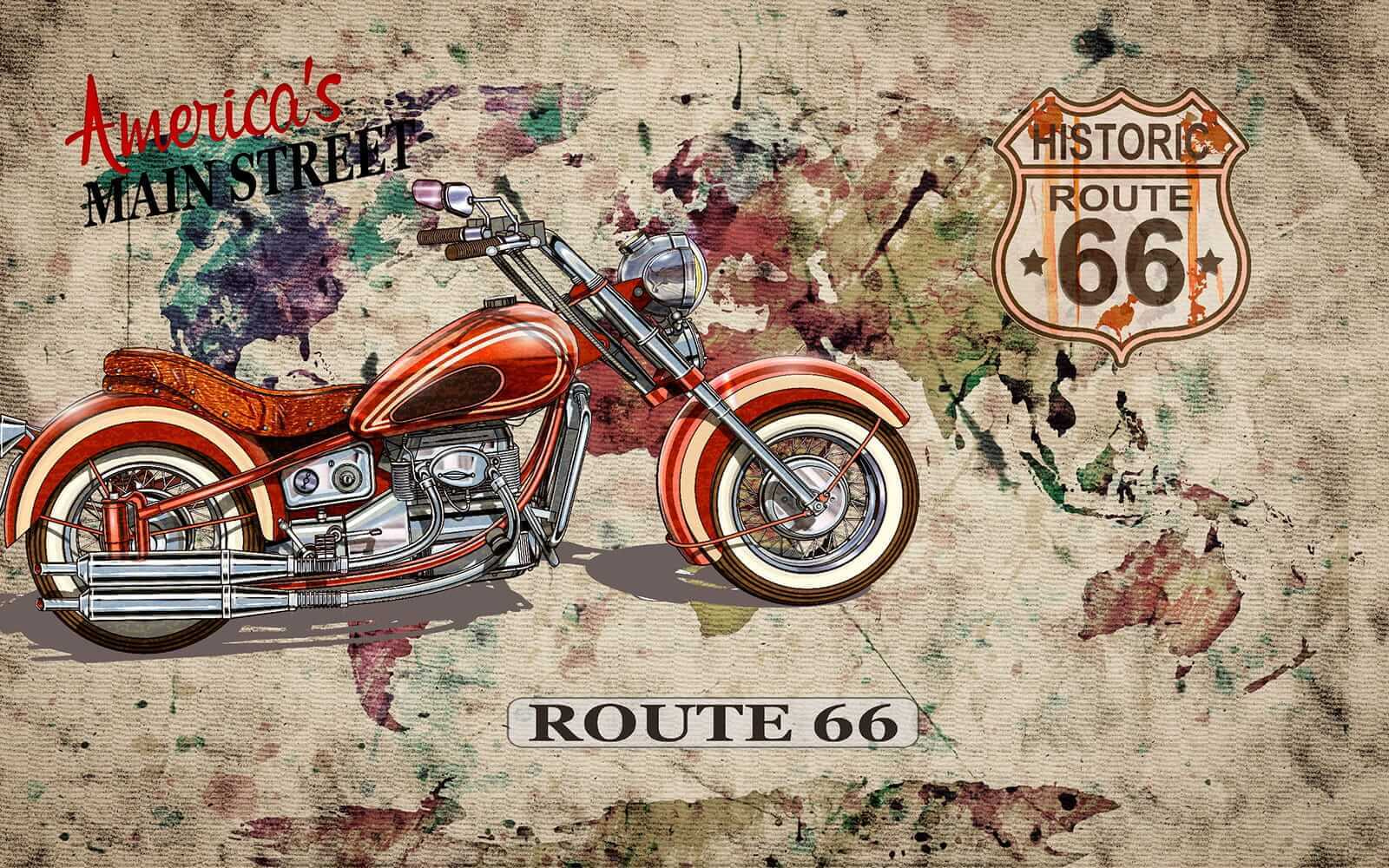 u16173p - Motorkerékpár a térképen - tegory