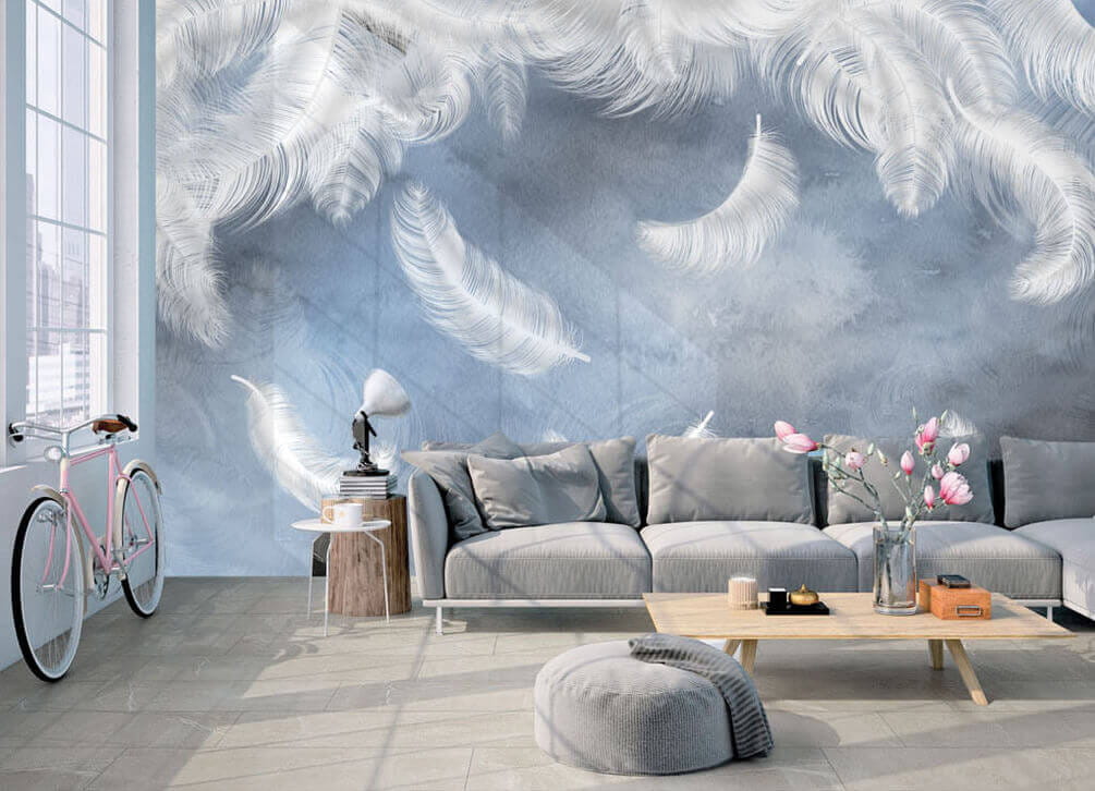 Fehér tollak kék háttéren u23747pig1 - Fehér tollak kék háttéren - tegory