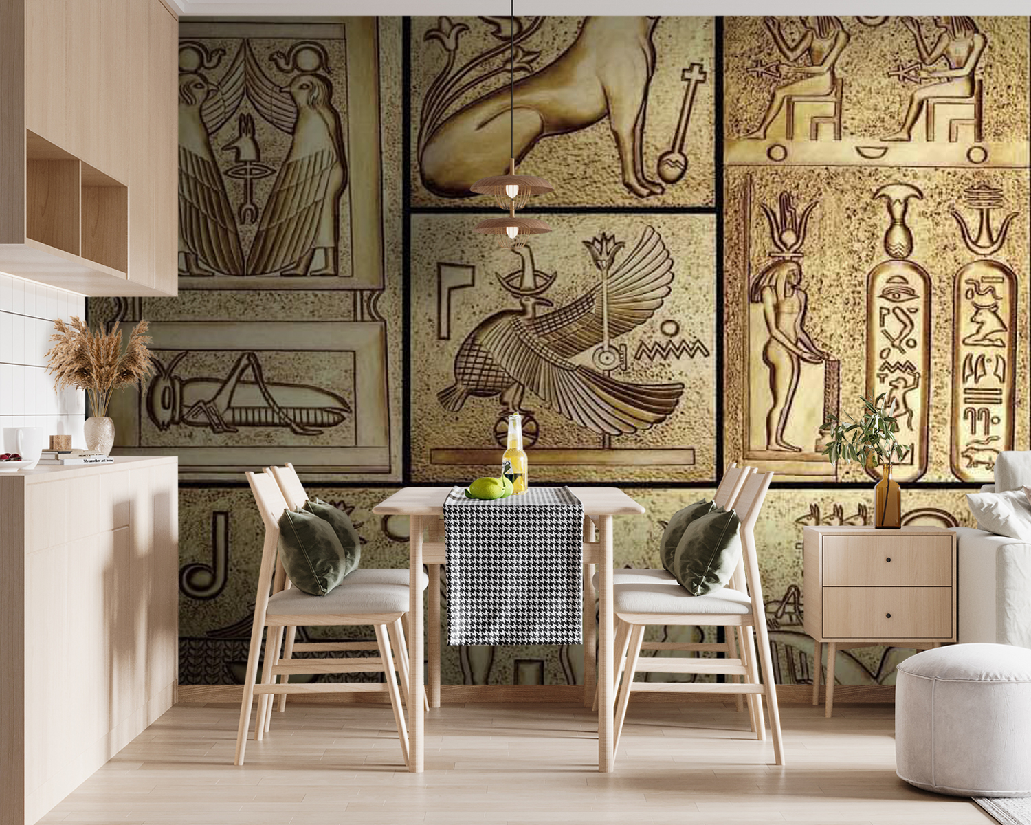 u29614pik119m - Ősi egyiptomi szimbólumok kollázsa - tegory