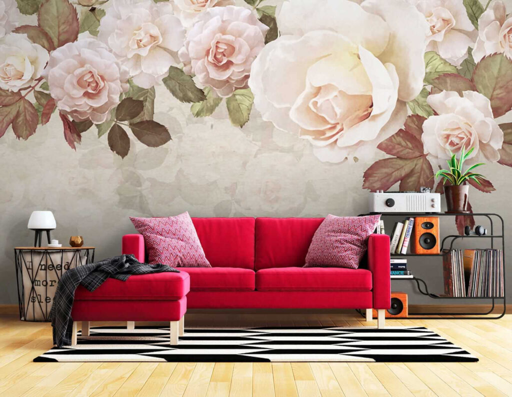 Group of flowers on a white background Group of flowers on a white background