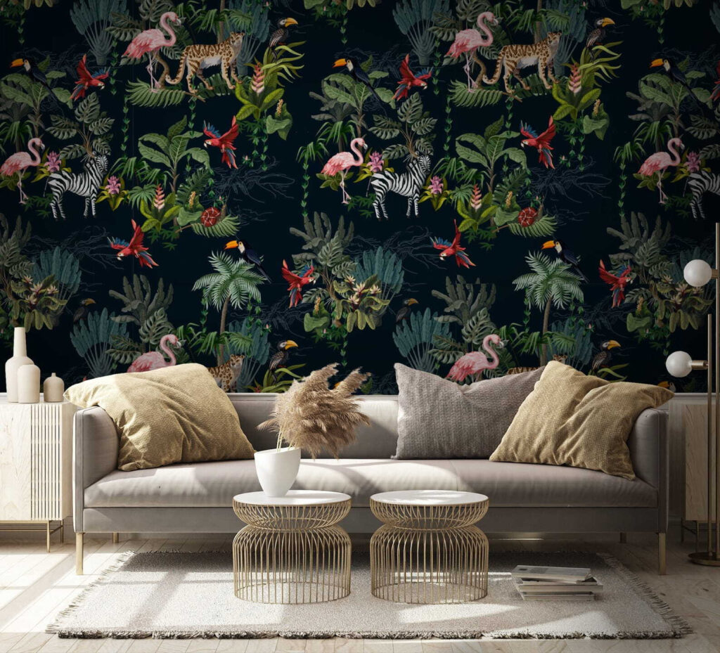 Flamingók és zebrák mintája u52521pig1 1024x929 - Flamingók és zebrák mintája - tegory