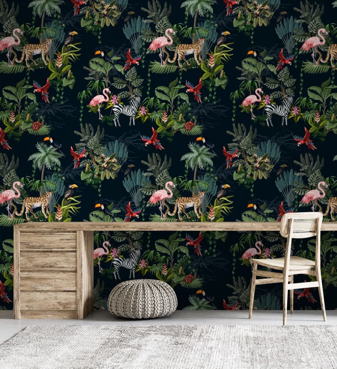 Flamingók és zebrák mintája u52521piw1m - Flamingók és zebrák mintája - tegory