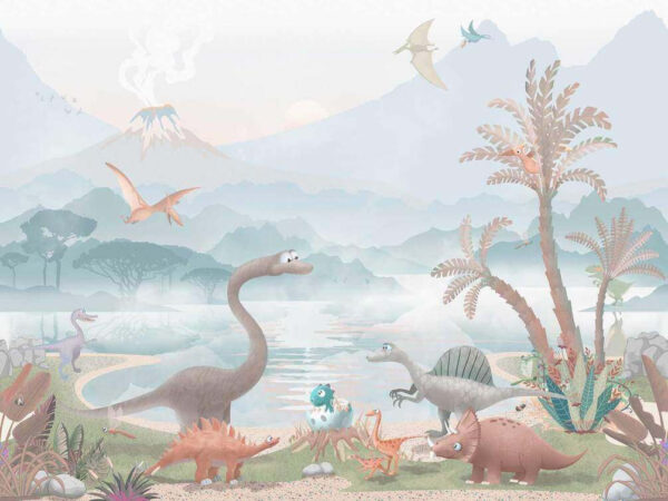 u60040v2p 600x450 - Dinosaurusok egy tó partján - tegory