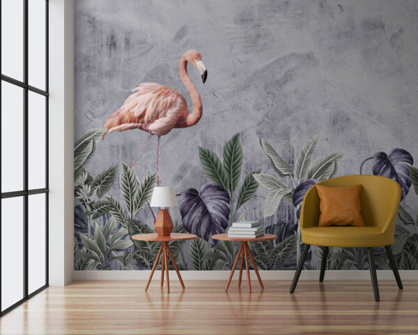Flamingó és növények Flamingó és növények