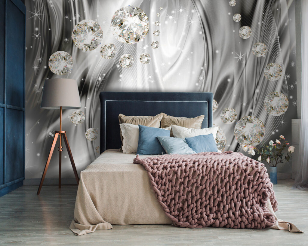 Elegant patterns with sparkling accents Elegant patterns with sparkling accents