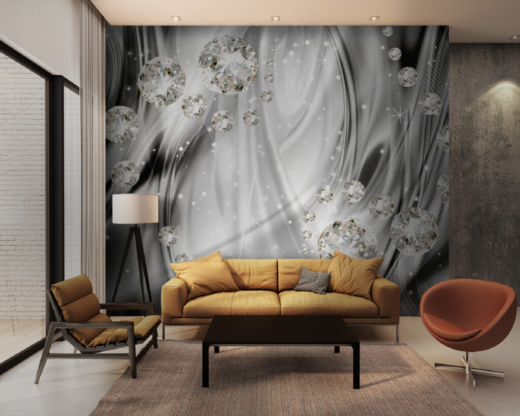 Elegant patterns with sparkling accents Elegant patterns with sparkling accents