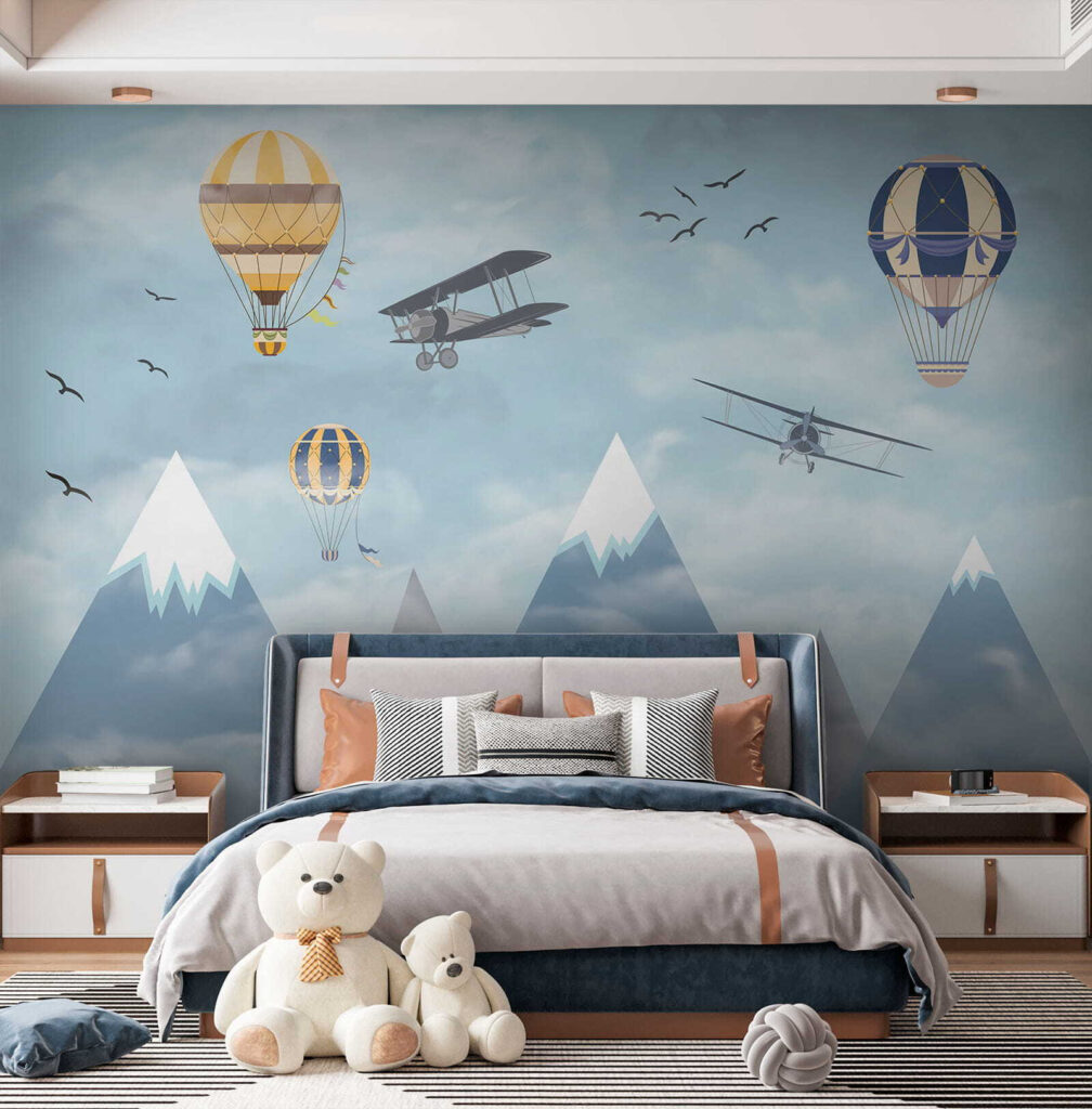 Group of airplanes flying in the sky Group of airplanes flying in the sky