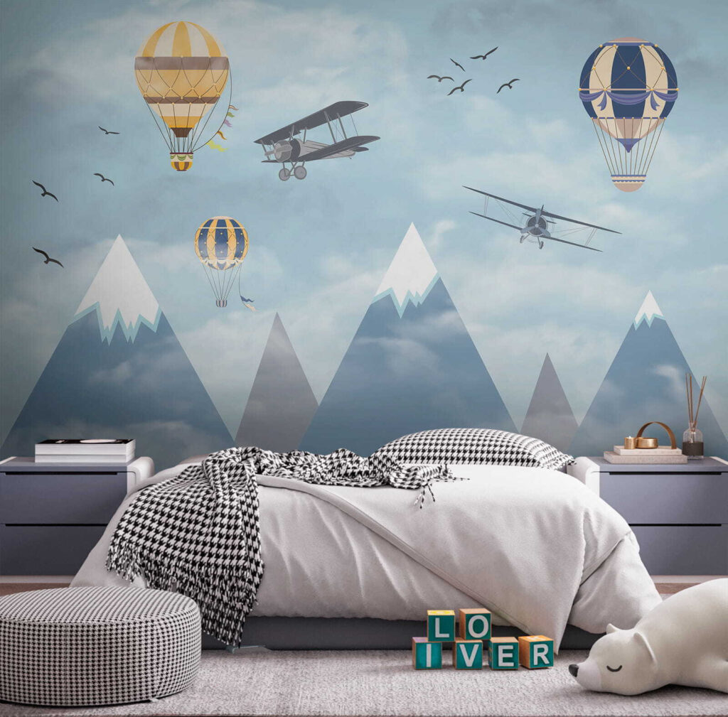 Group of airplanes flying in the sky Group of airplanes flying in the sky